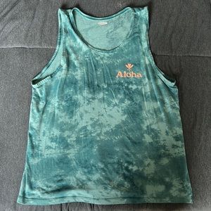 L Old Navy Aloha Tank Top